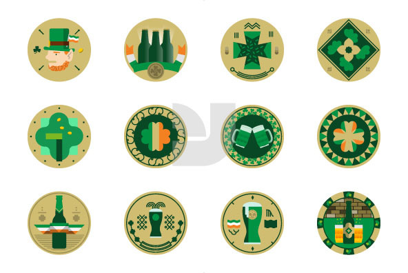 St Patrick s Day Labels 02 St Patrick s Day Labels 02