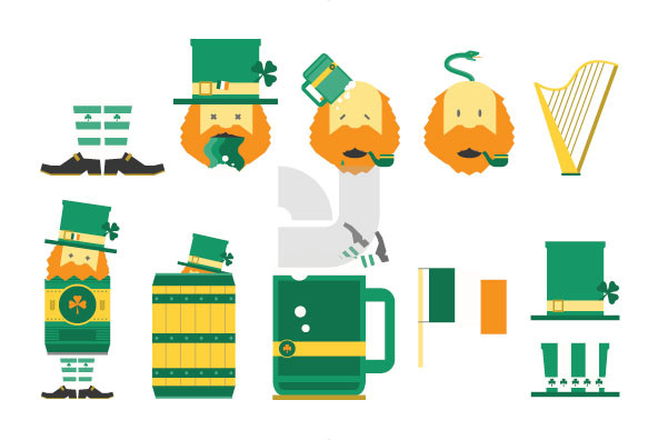 St Patrick s Day Elements St Patrick s Day Elements