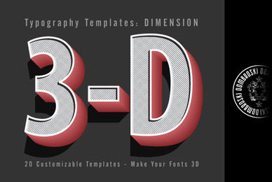 Typography Templates Dimension