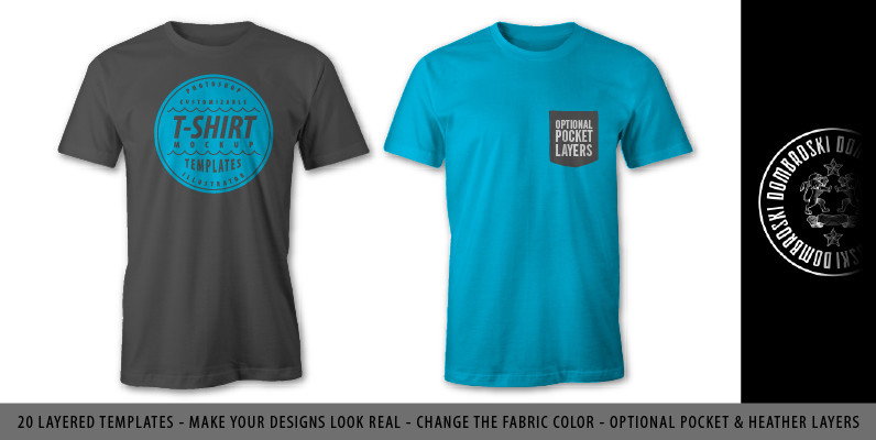 T Shirt Mockup Templates