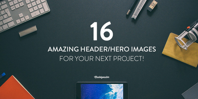 16 Hero Header images