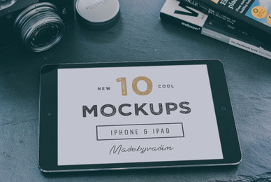 10 Cool iPad  iPhone Mockups