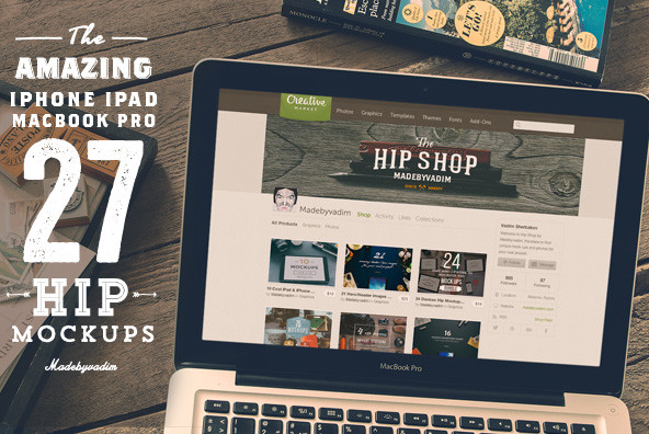 27 Hip Apple Device Mockups 1