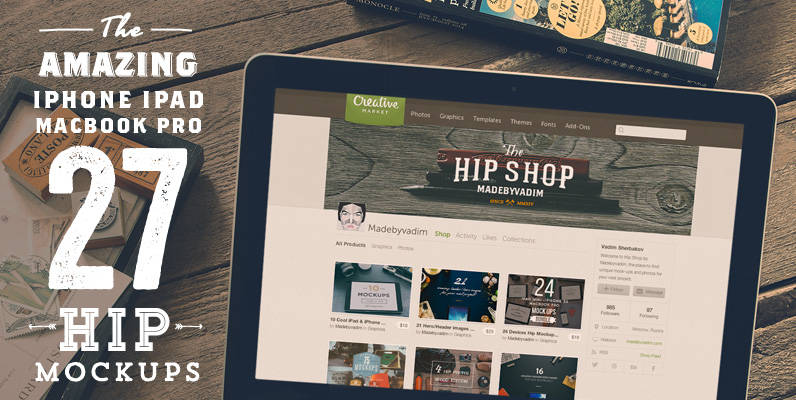 27 Hip Apple Device Mockups