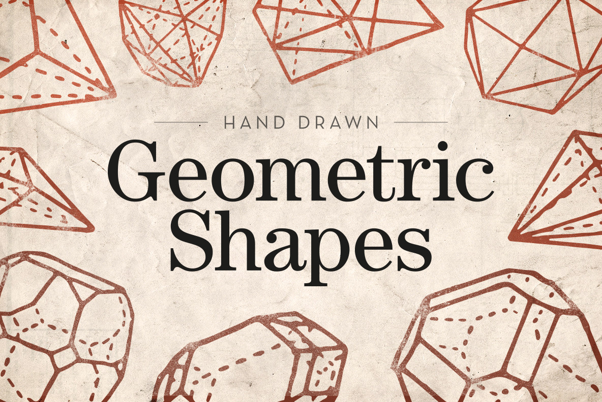 Hand Drawn Geometric Shapes Hand Drawn Geometric Shapes
