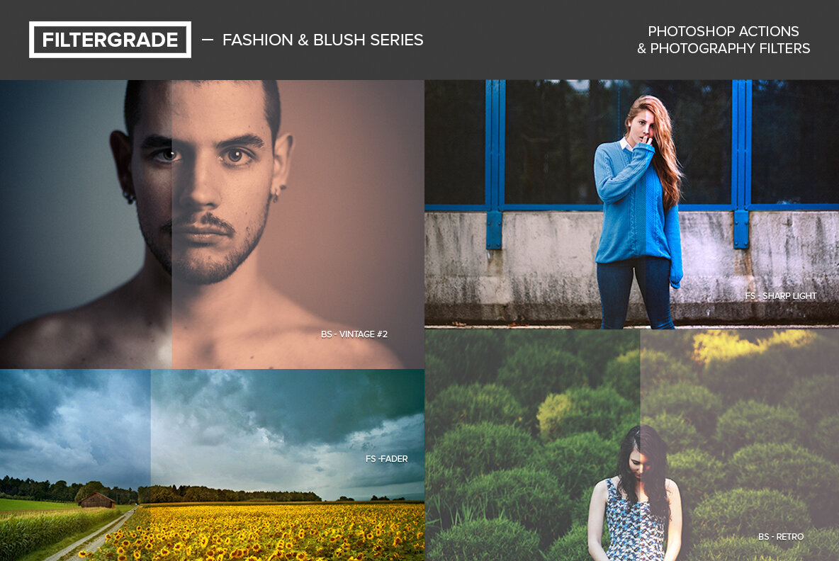 Fashion Blush Series Photoshop Actions Fashion Blush Series Photoshop Actions
