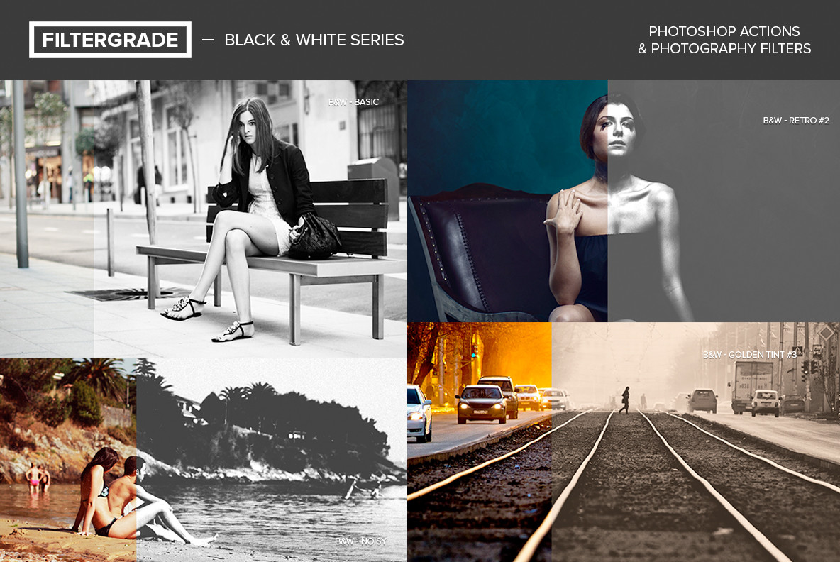 Black & White Series Photoshop Actions