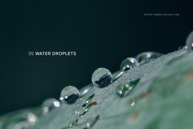 35 Water Droplet Images