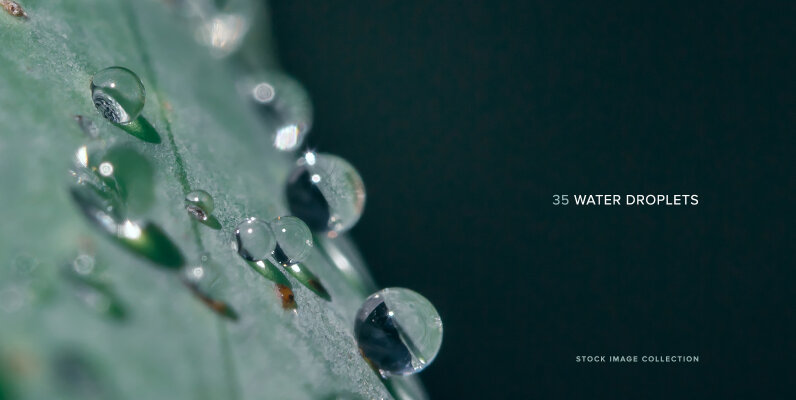 35 Water Droplet Images