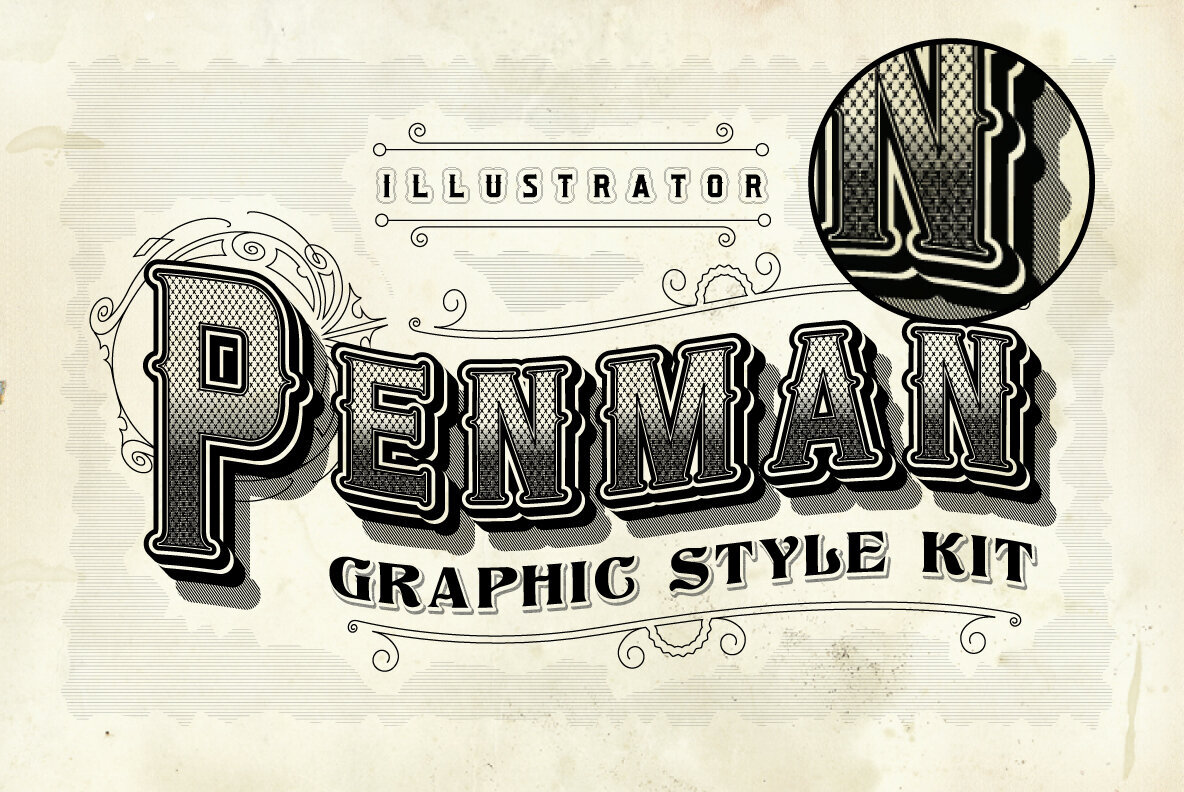 Penman Vintage Graphic Styles Penman Vintage Graphic Styles