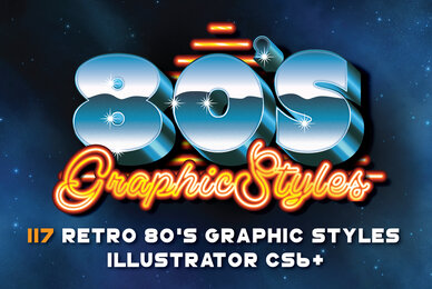 80s Retro Graphic Styles