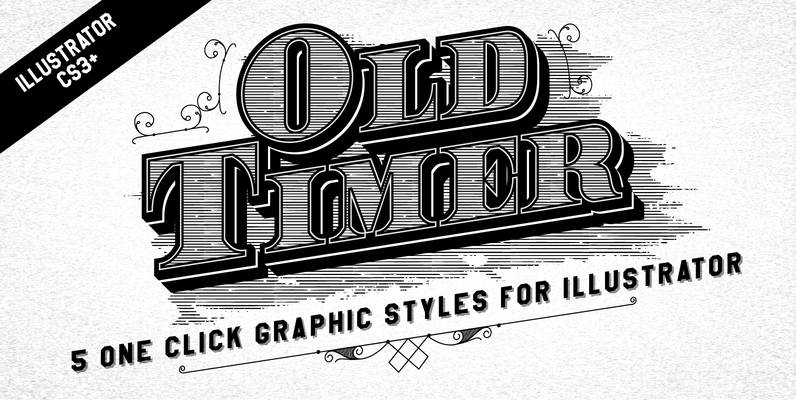 Old Timer Graphic Styles