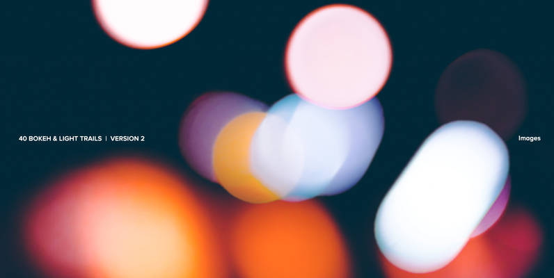 40 Bokeh   Light Trails V2