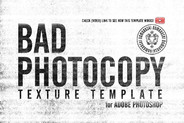 Bad Photocopy Texture Template
