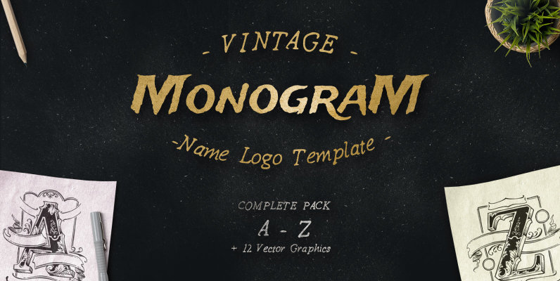 Vintage Monogram Logos
