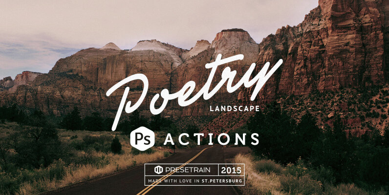 Poetry Landscape Photoshop Actions