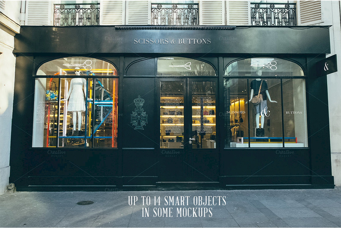 165 Signs Facades Photoshop Mockups Collection 165 Signs Facades Photoshop Mockups Collection