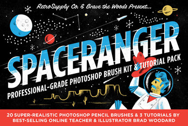 SpaceRanger Brush Kit and Tutorial Pack