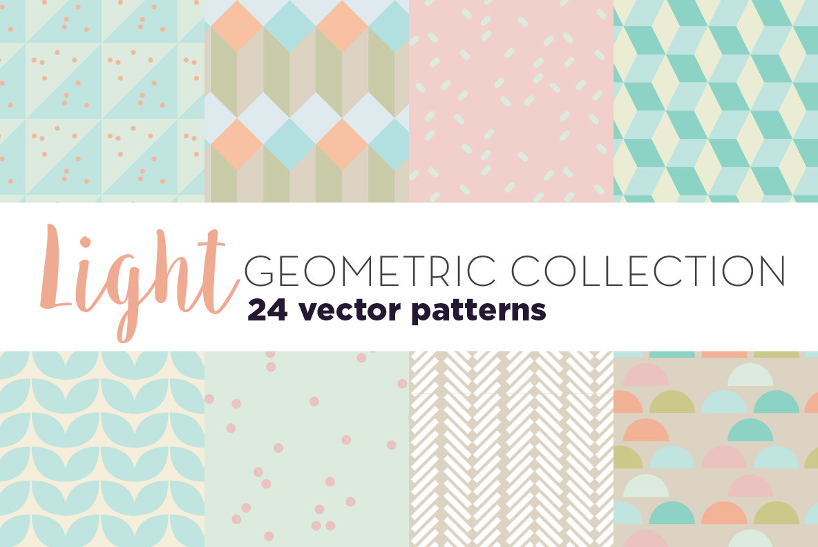Light Geometric Patterns Light Geometric Patterns