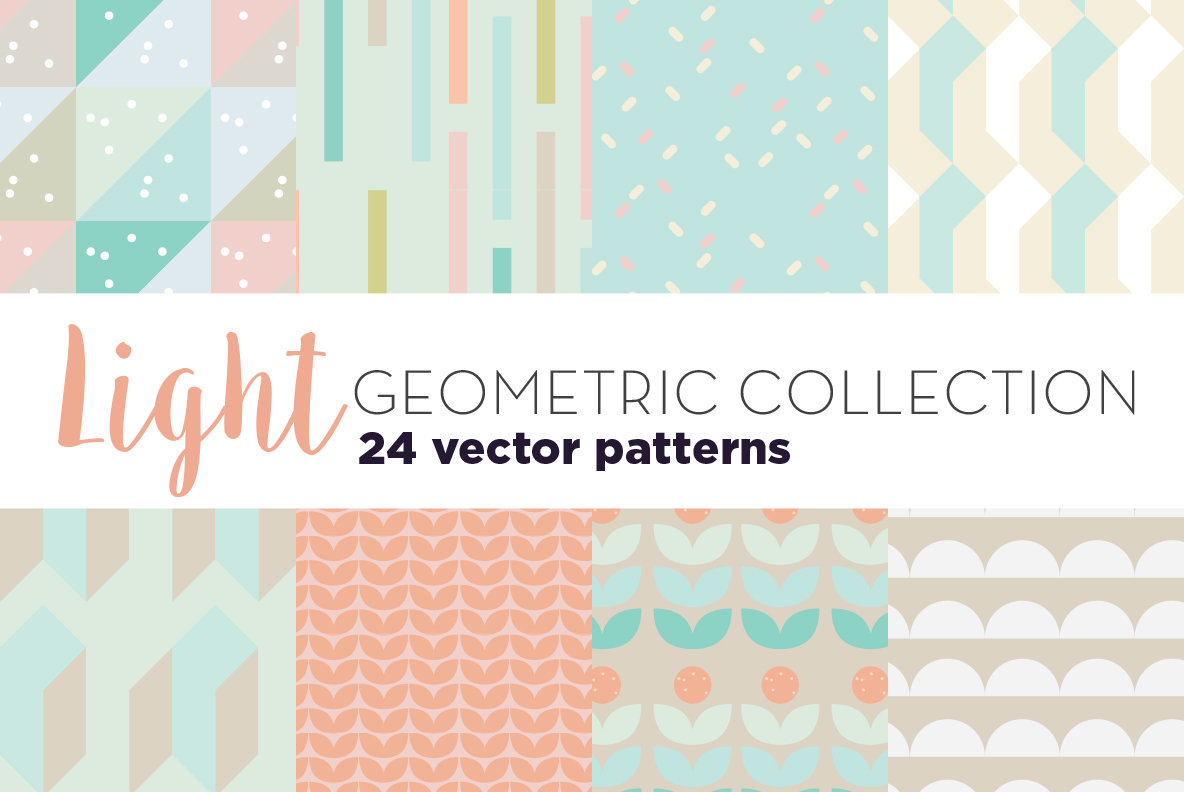 Light Geometric Patterns Light Geometric Patterns