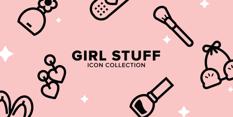 Girl Stuff Icon Collection