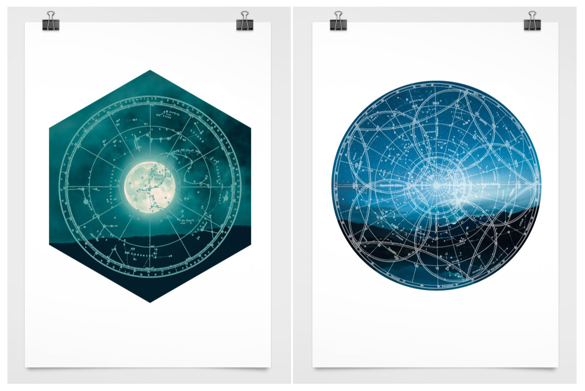 Vintage Charts   12 Vectors 4