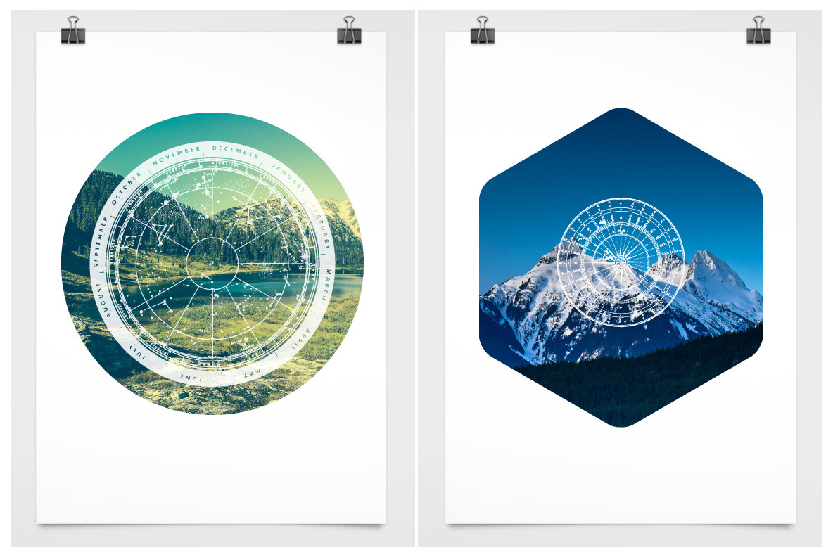 Vintage Charts   12 Vectors 5