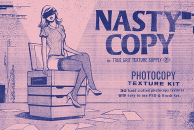 Nasty Copy Photocopy Texture Kit