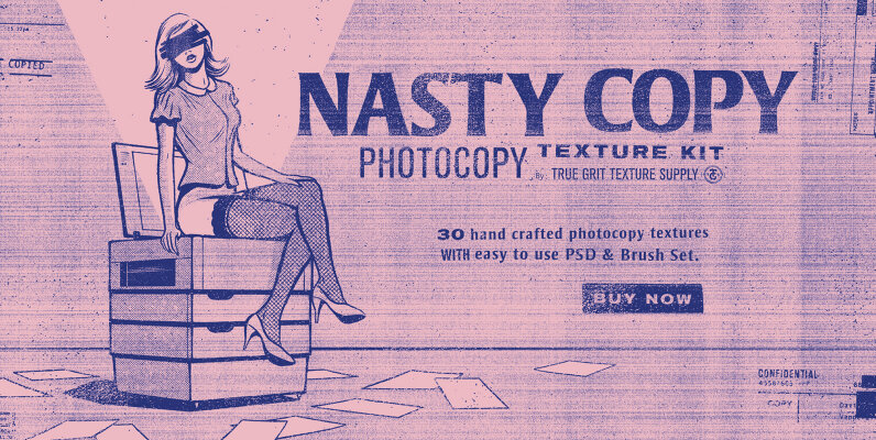 Nasty Copy Photocopy Texture Kit