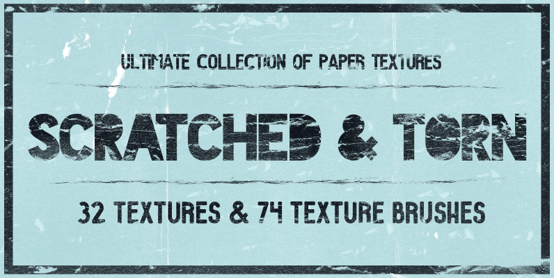 Scratched and Torn Paper Textures