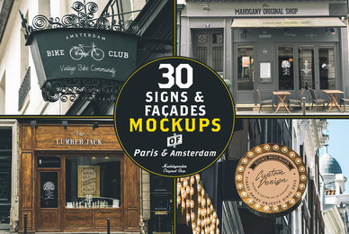 30 Signs  Facades   Paris   Amsterdam