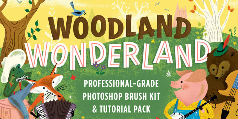 Woodland Wonderland Brush   Tutorial Pack