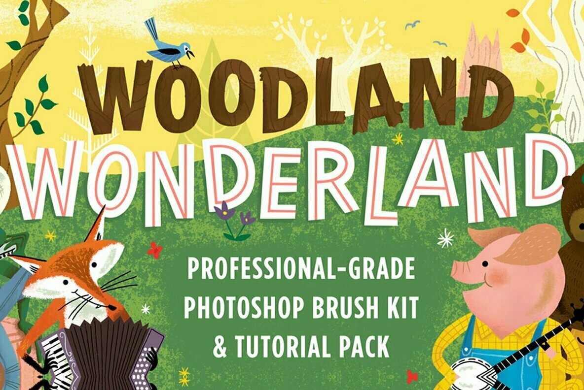 Woodland Wonderland Brush   Tutorial Pack