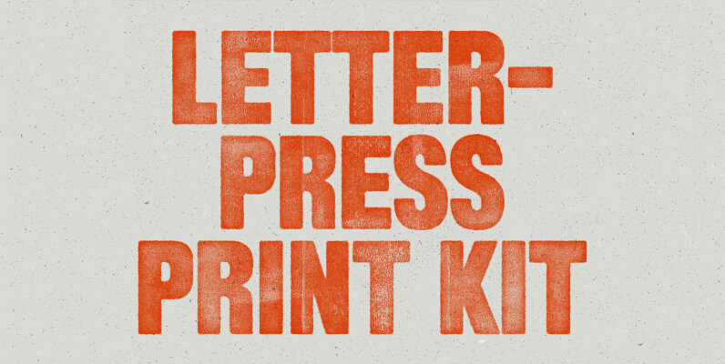 Letterpress Print Kit