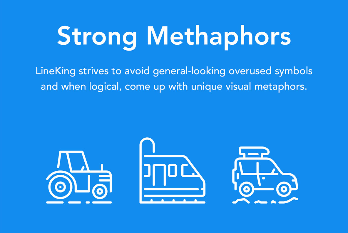 Vehicles Line Icons 2