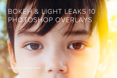 Bokeh  Light Leaks 10   Photoshop Overlays