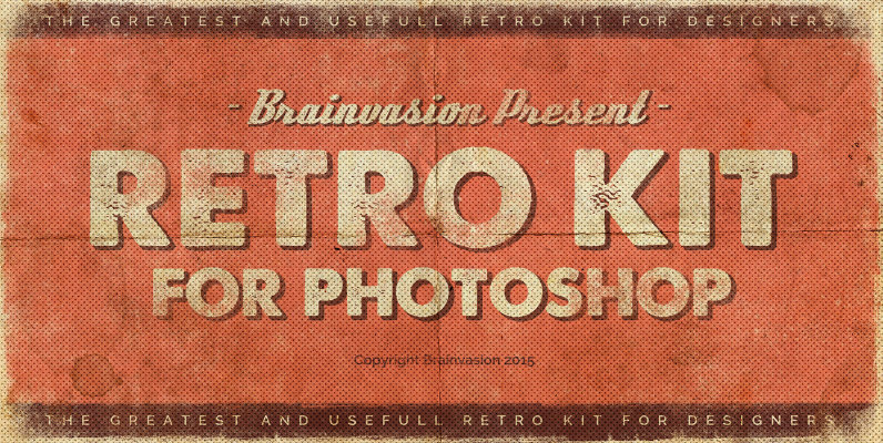 Retro Kit for Photoshop