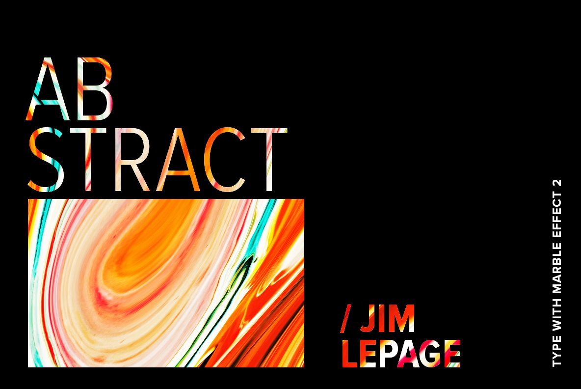 Abstract Type Marbling Abstract Type Marbling