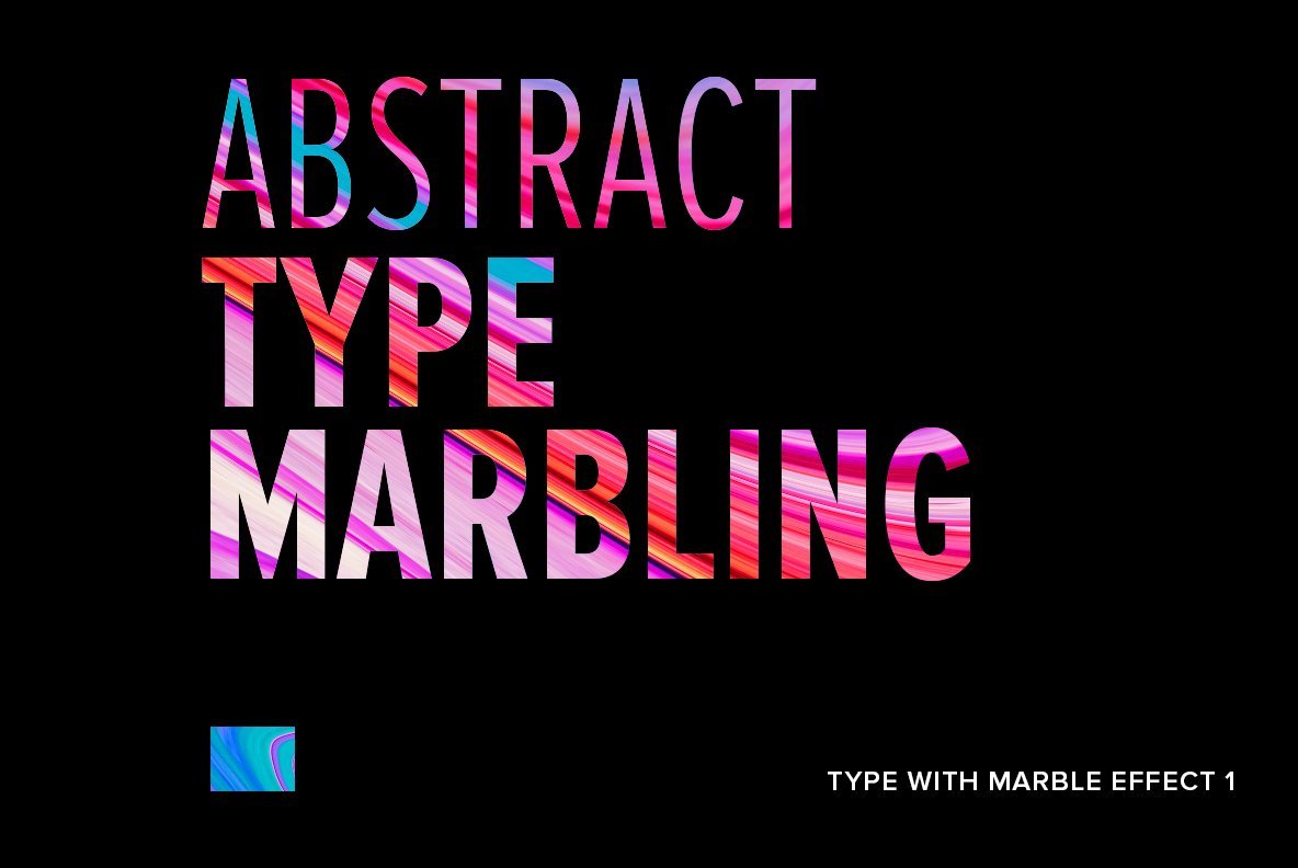 Abstract Type Marbling Abstract Type Marbling