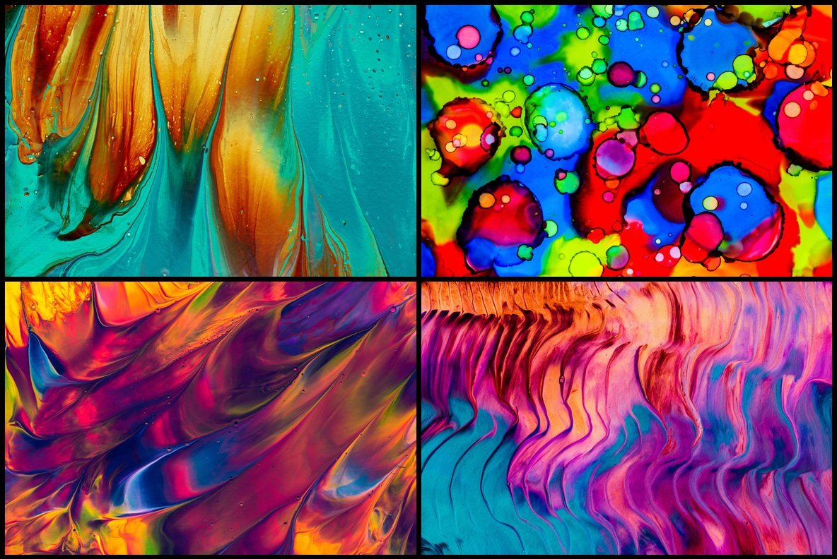 Abstract Type Marbling Abstract Type Marbling