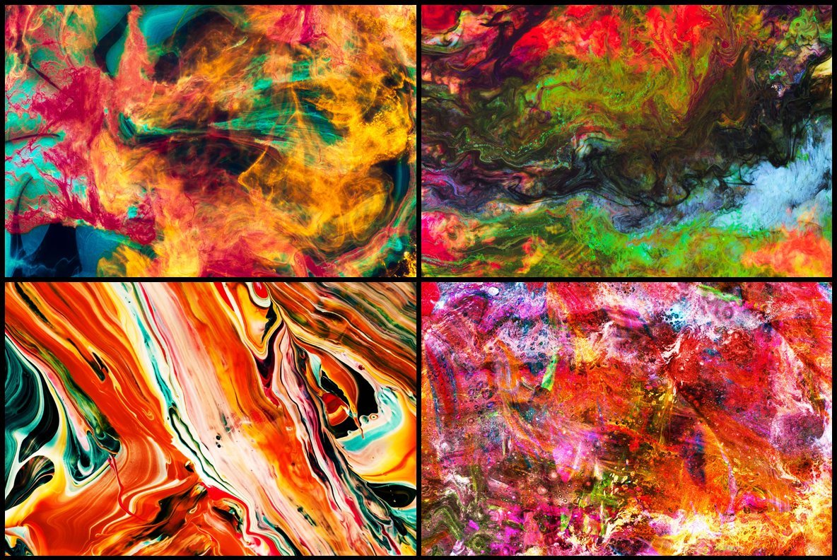 Abstract Type Marbling Abstract Type Marbling