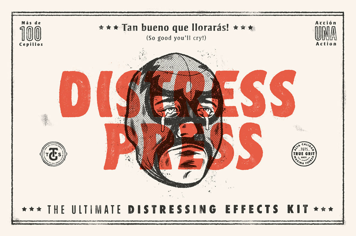 Distress Press  The Ultimate Distressing Effects Kit   Tutorial
