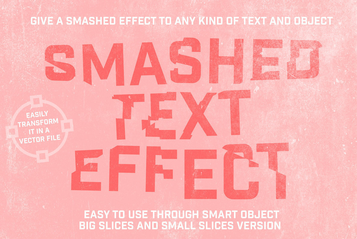 Smashed Text Effect
