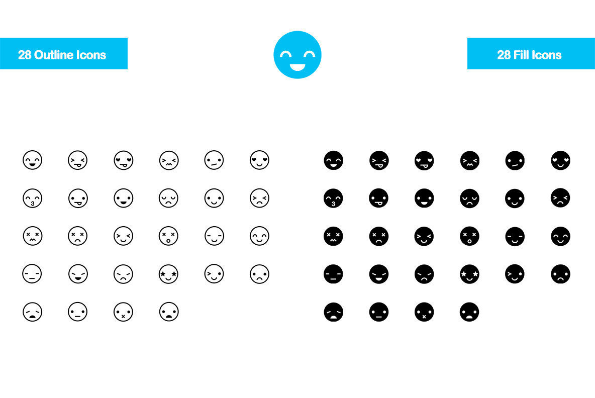 28 Emoticon icons 28 Emoticon icons