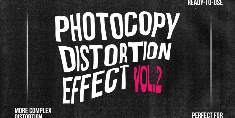 Distorted   Photocopy Vector Effects vol  2