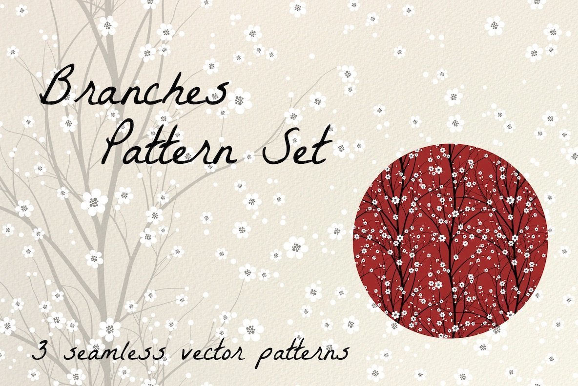 Branches Pattern Set Branches Pattern Set