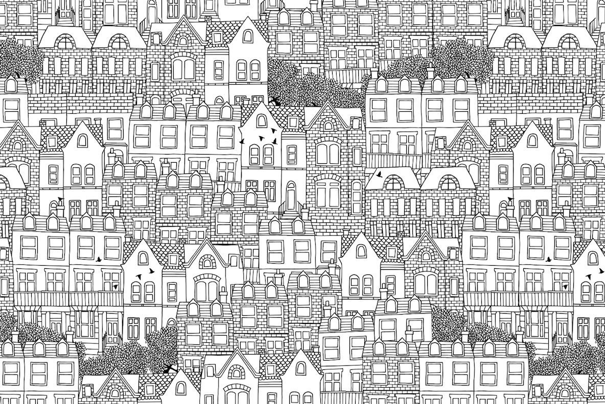 London Seamless Banner Pattern London Seamless Banner Pattern