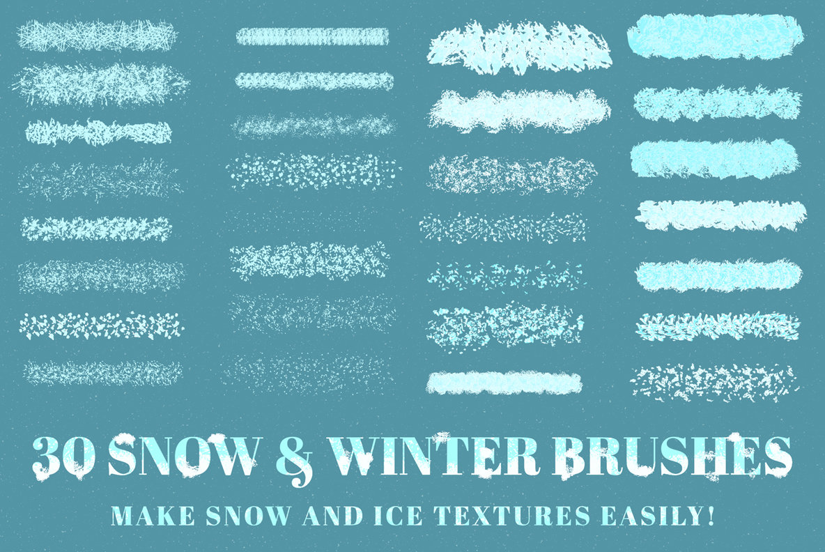 Snow and Winter Brushes Snow and Winter Brushes
