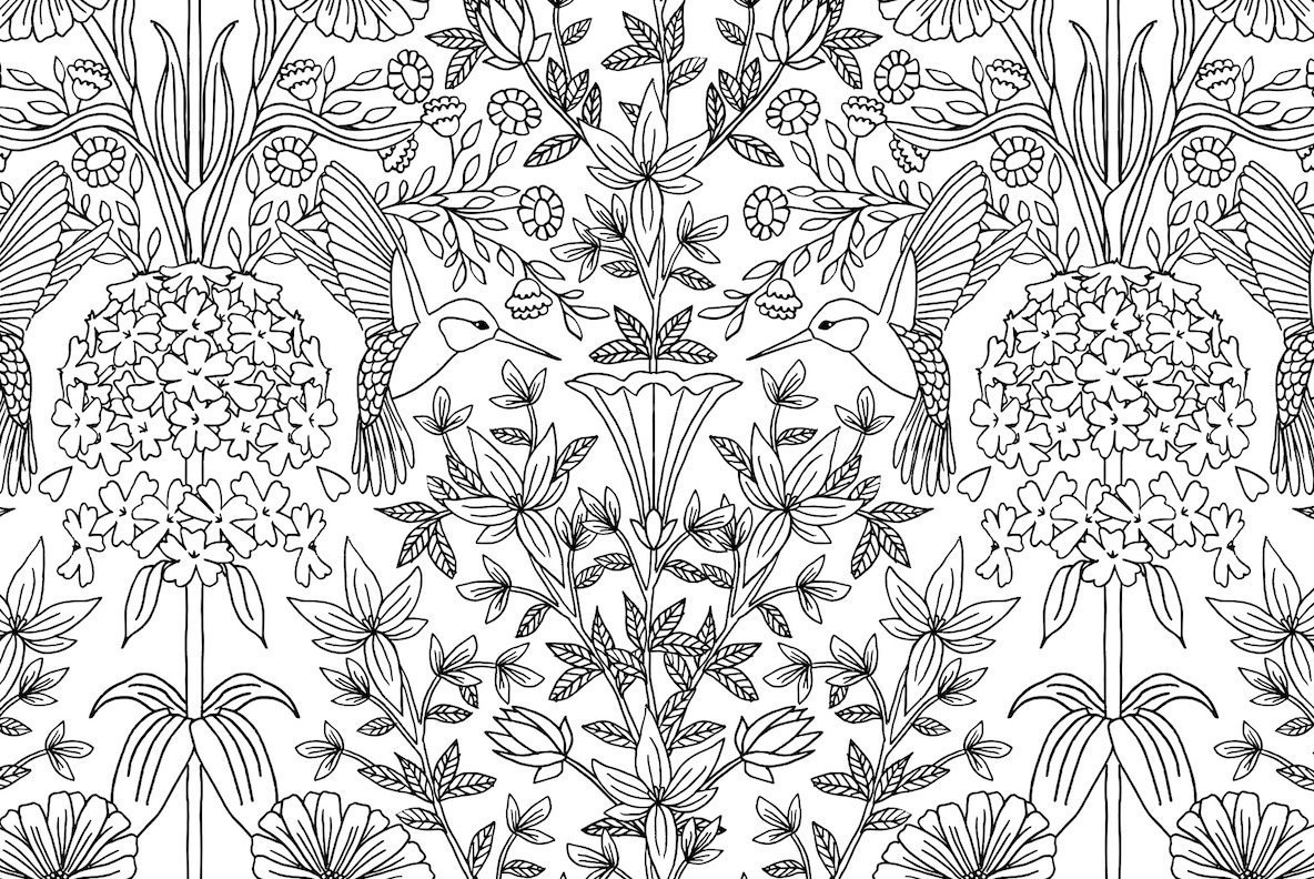 Birds 2 Seamless Patterns Birds 2 Seamless Patterns
