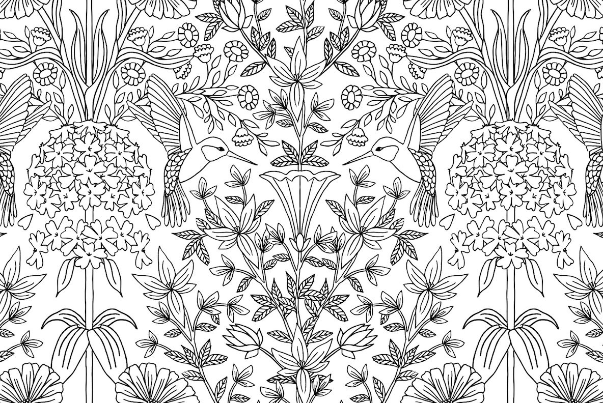 Birds 2 Seamless Patterns Birds 2 Seamless Patterns